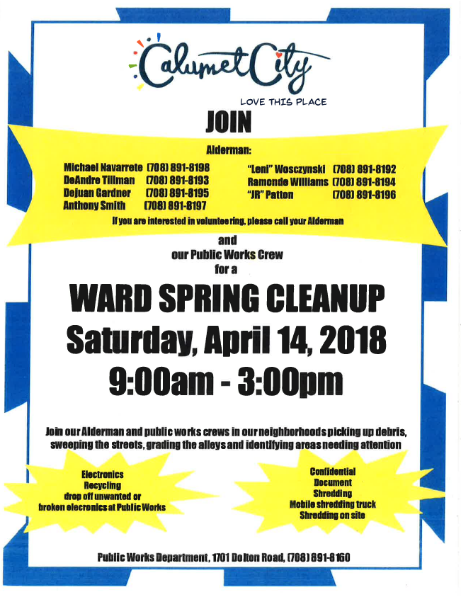 Ward Spring Cleanup! - Calumet City