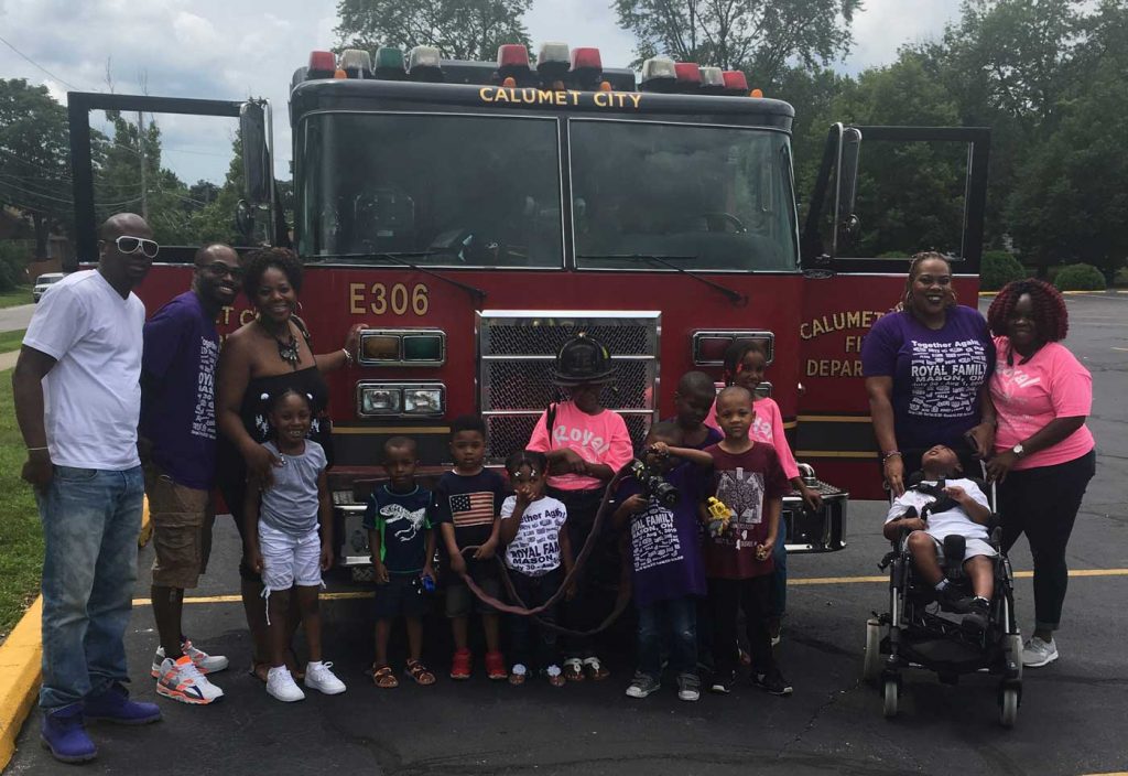 The Royal Family Reunion stopped by to say hello to Calumet City’s Bravest, July 29, 2018.