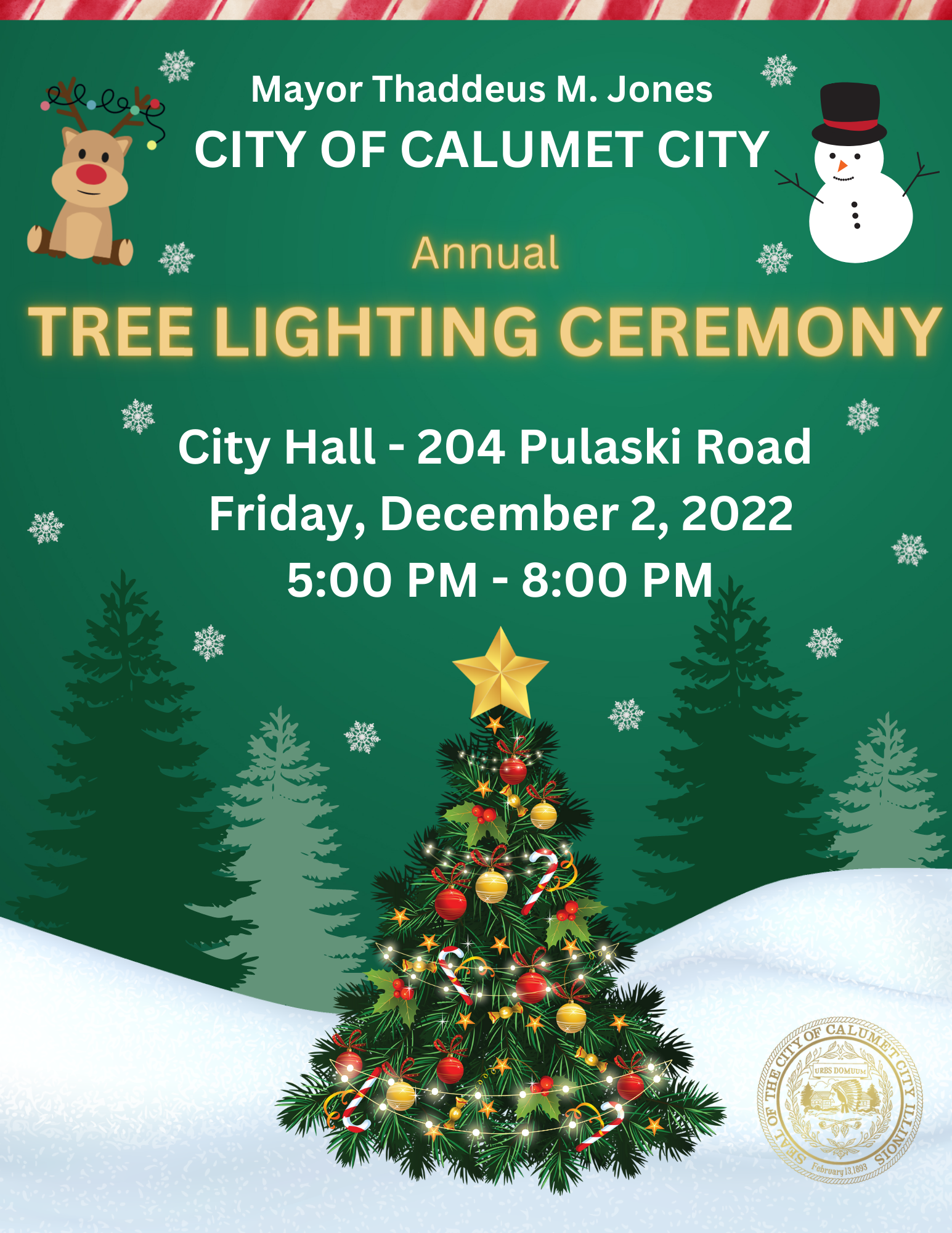 Annual Tree Lighting Ceremony Calumet City
