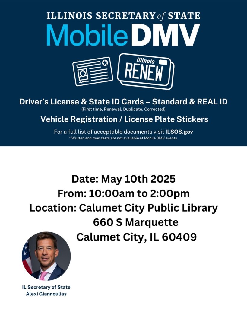 Illinois Secretary of State Mobile DMV Calumet City